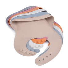 Bavoir bébé en silicone Bavoir bébé imperméable Bavoir en silicone amusant